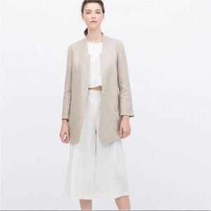 “ZARA” Oversized Linen Blazer